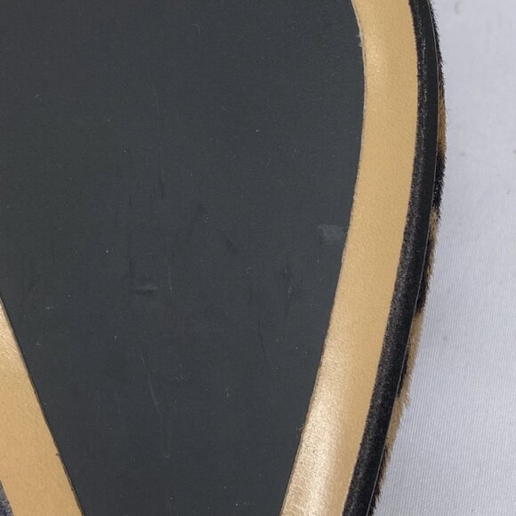 NEW DIAN. Womens Pumps Leopard Print Size 7.5 Brussel Piped Bow Low Heel - Picture 8 of 11